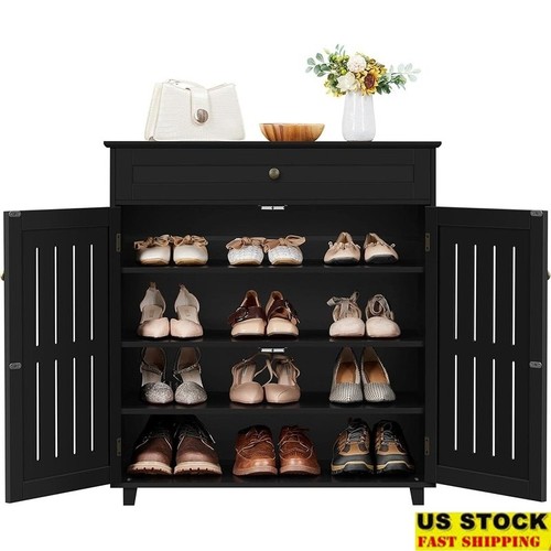 Tier shoe cabinet adjustable - 4-tier,