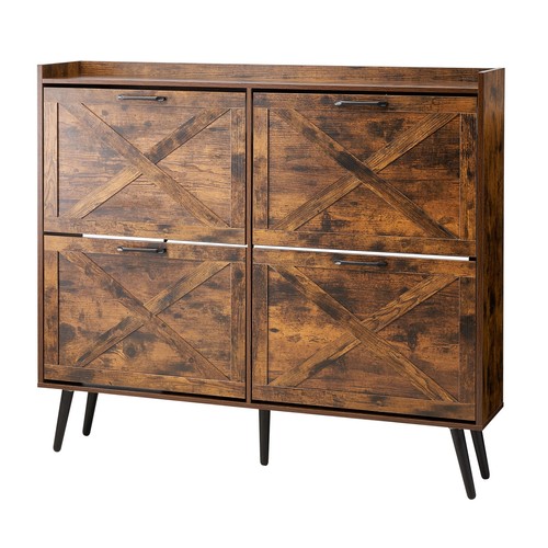 Shoe cabinet farmhouse rustic - cabinet,