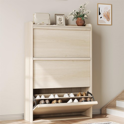 Gravee wooden shoe organizer - wooden,