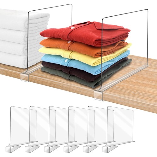 Acrylic shelf dividers for - acrylic,