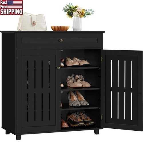 Tier shoe cabinet - 4, w/