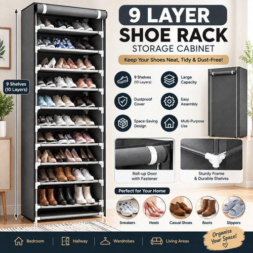 Shoe rack layers shelf - shoe,